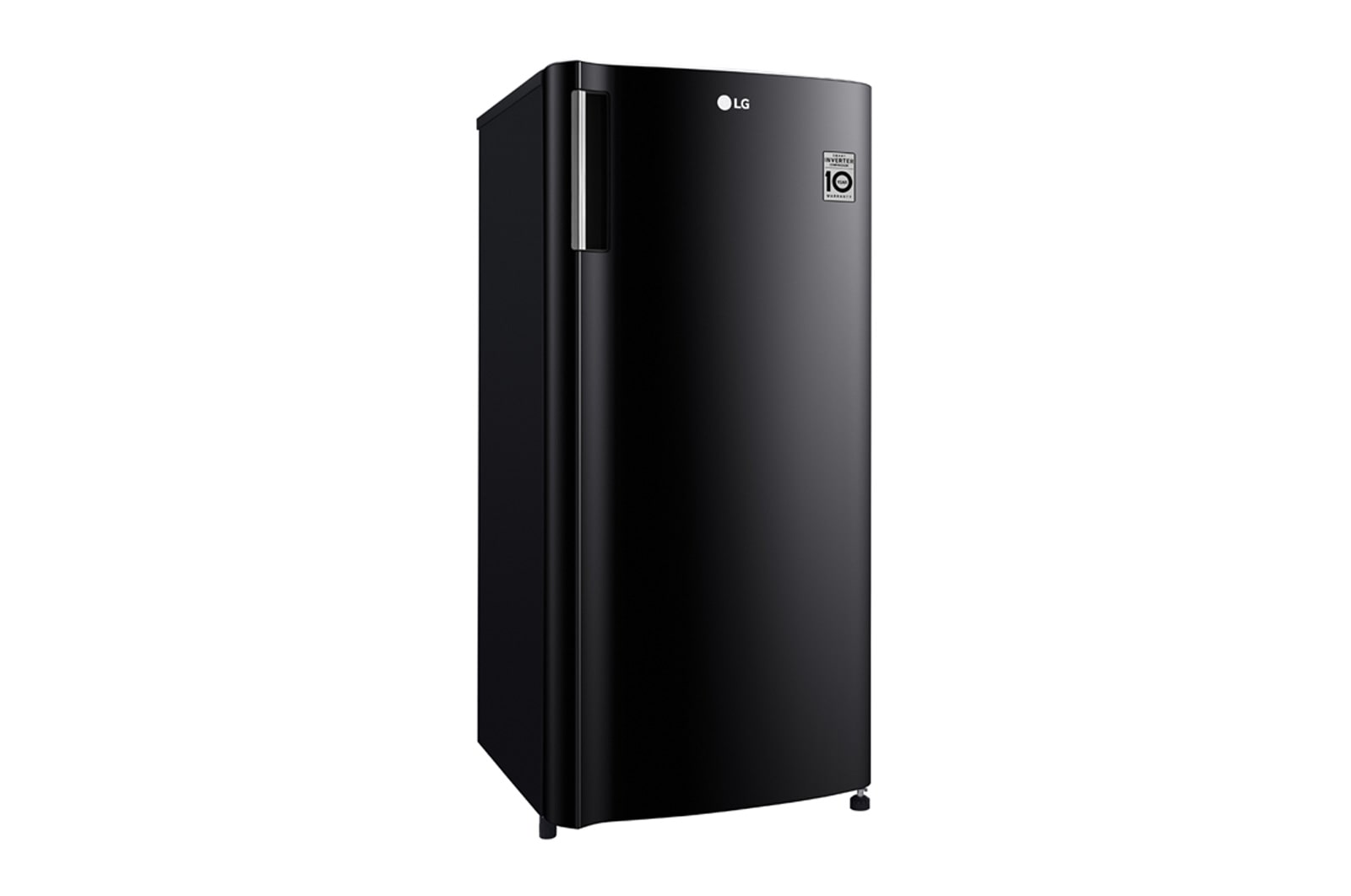 LG Kulkas 1 Pintu 164 L Smart Inverter Compressor dengan Handel Saku Ergonomis - Hitam, GN-INV201BK