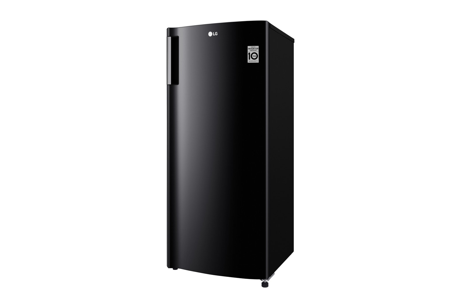 LG Kulkas 1 Pintu 164 L Smart Inverter Compressor dengan Handel Saku Ergonomis - Hitam, GN-INV201BK