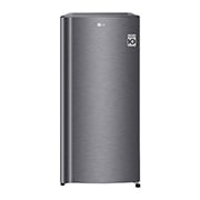 LG Kukas 1 Pintu 169L gross/ 164L nett dengan kotak buah dan sayuran yang lebih besar - Dark Graphite Steel, GN-INV201DL