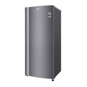 LG Kukas 1 Pintu 169L gross/ 164L nett dengan kotak buah dan sayuran yang lebih besar - Dark Graphite Steel, GN-INV201DL