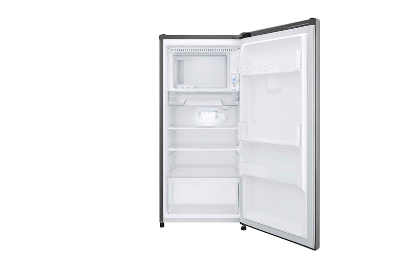 LG Kulkas 1 Pintu 169L gross / 164L nett Smart Inverter Compressor dan Boks Sayur Besar - Platinum, GN-INV201SL
