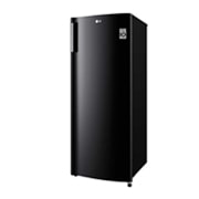 LG Freezer 1 Pintu 171L gross/165L nett dengan kompresor Inverter dan Kotak Sayuran Besar - Hitam, GN-INV304BK