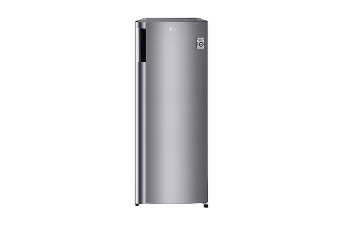 LG Freezer 1 Pintu 171L gross / 165L nett Smart Inverter Compressor dengan Direct Shelf Cooling - Platinum, GN-INV304SL