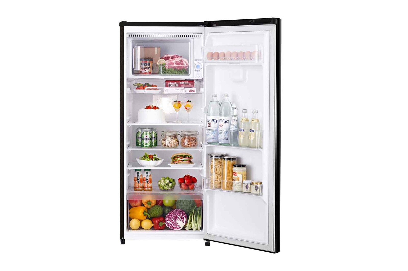 LG Kulkas 1 Pintu dengan Kapasitas Lebih Besar 195L , GN-Y331BK