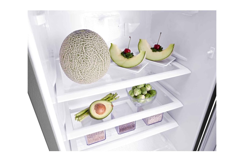 LG Kulkas 1 Pintu 199L dengan Kotak Sayur Besar dan Handel Pintu Ergonomis - Platinum, GN-Y331SLB