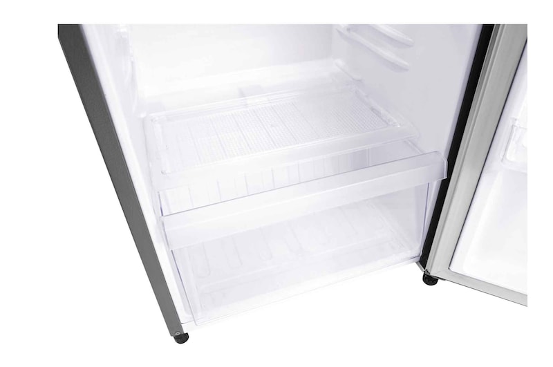 LG Kulkas 1 Pintu 199L dengan Kotak Sayur Besar dan Handel Pintu Ergonomis - Platinum, GN-Y331SLB