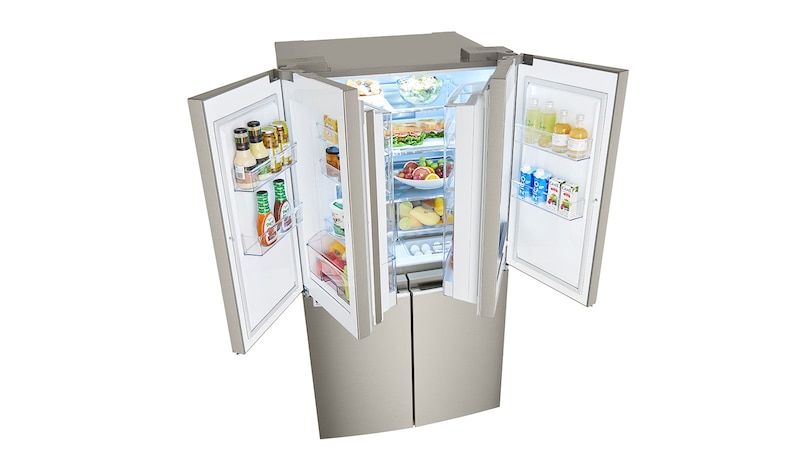 LG Kulkas Multi Door - Dual Door-in-Door, GR-D31FTKHL
