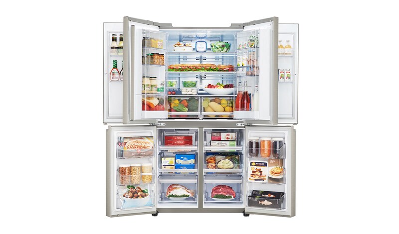 LG Kulkas Multi Door - Dual Door-in-Door, GR-D31FTKHL