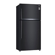 LG Kulkas 2 Pintu 630L gross /592L nett Inverter Linear Compressor dengan Hygiene Fresh+™, ThinQ™ dengan WiFi - Hitam Matte, GR-H802HQHU