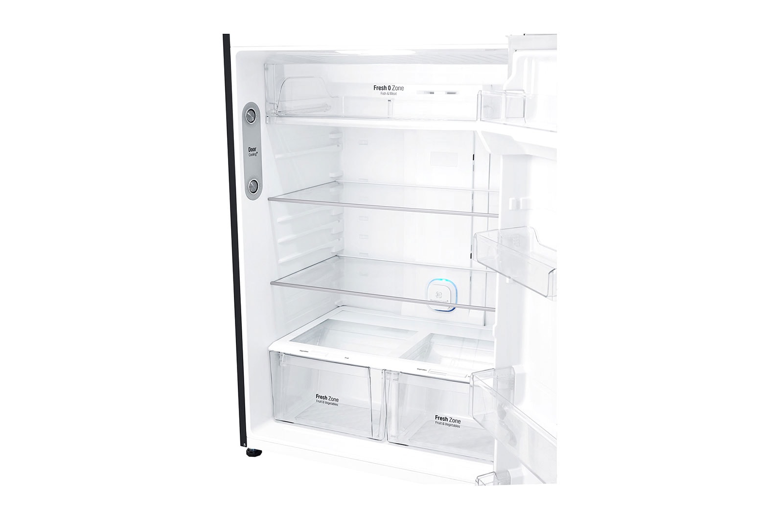 LG Kulkas 2 Pintu 630L gross /592L nett Inverter Linear Compressor dengan Hygiene Fresh+™, ThinQ™ dengan WiFi - Hitam Matte, GR-H802HQHU