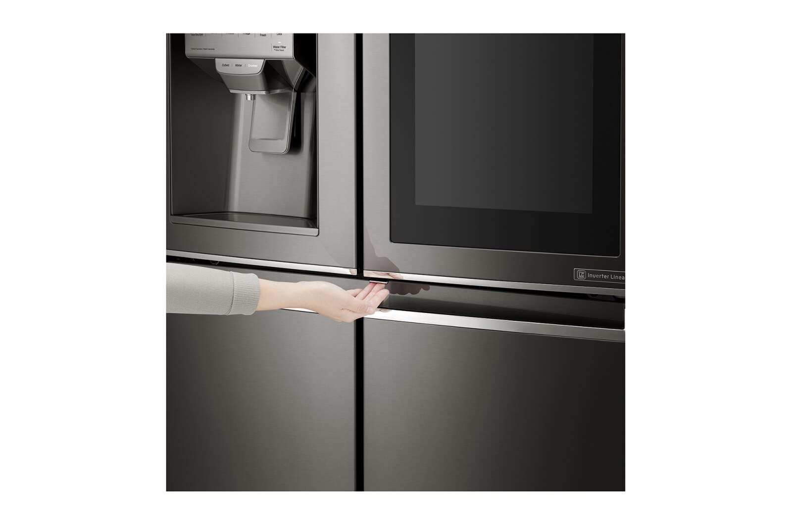 LG Kulkas Multi Door InstaView Door-in-Door™ - Inverter Linear Compressor, GR-X31FTMHL