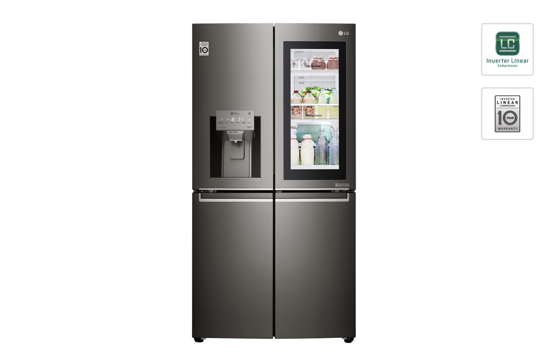 LG Kulkas Multi Door InstaView Door-in-Door™ - Inverter Linear Compressor, GR-X31FTMHL