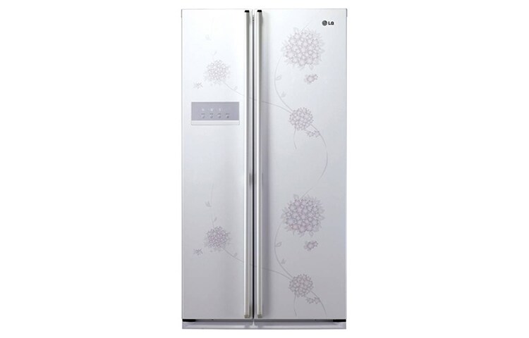 LG side by side series with stylish design GC-A207BPJ tampak depan