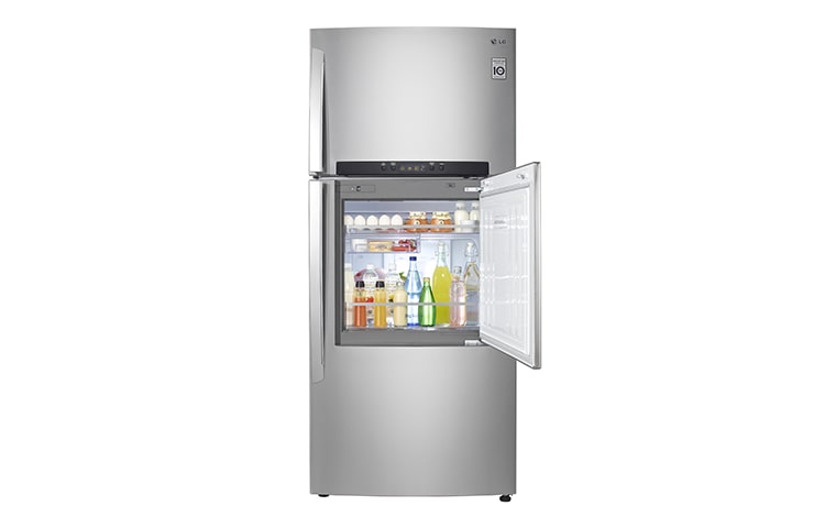 LG 510L STAINLESS STEEL VCM TOP FREEZER WITH DOOR-IN-DOOR™, GC-D512HLAL