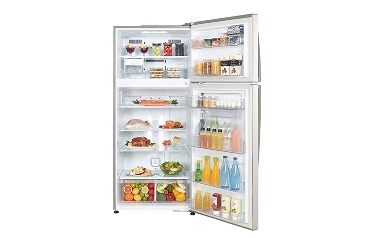 LG 510L STAINLESS STEEL VCM TOP FREEZER WITH DOOR-IN-DOOR™, GC-D512HLAL
