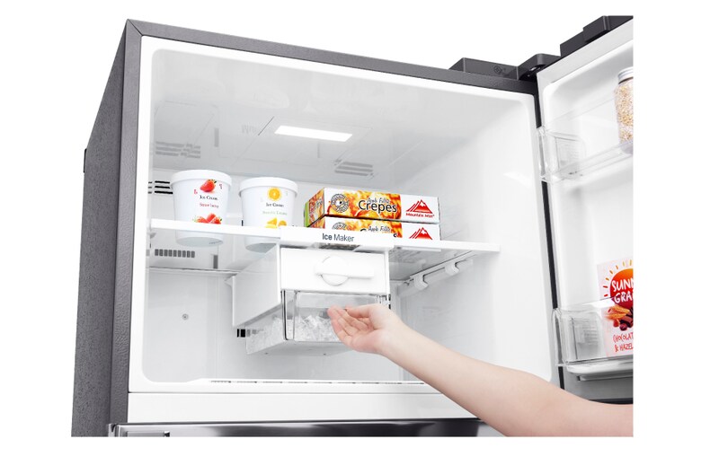 LG Kulkas 2 Pintu - Inverter Linear Compressor, GC-H502HLHN