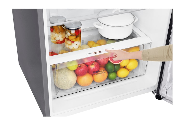 LG Kulkas 2 Pintu - Inverter Linear Compressor, GC-H502HLHN