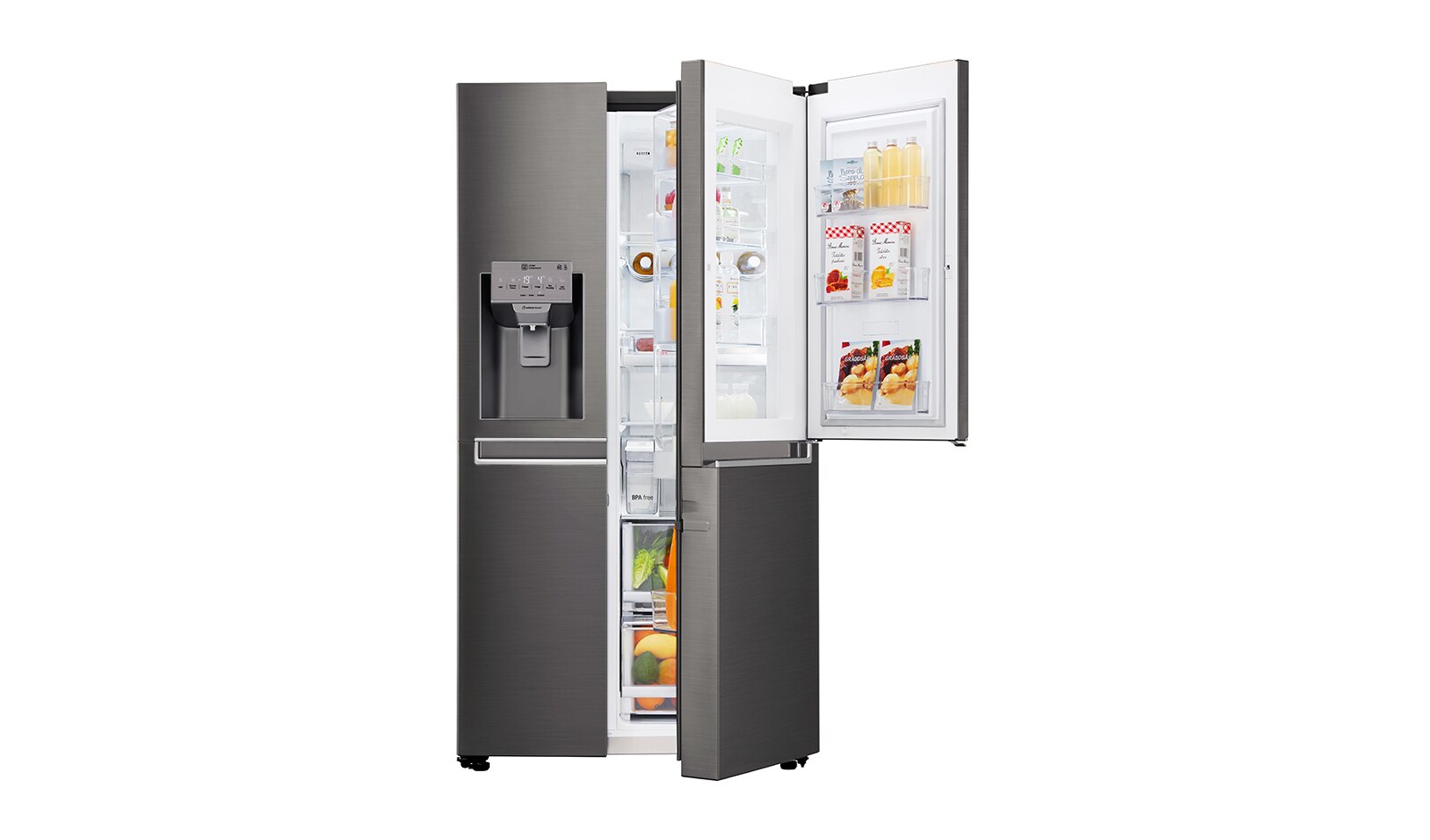 LG Kulkas Side by Side Door-in-Door™ - In-door Ice Maker, GC-J247CKAV