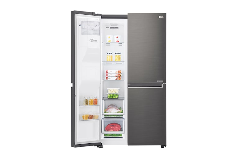 LG Kulkas Side by Side Door-in-Door™ - In-door Ice Maker, GC-J247CKAV