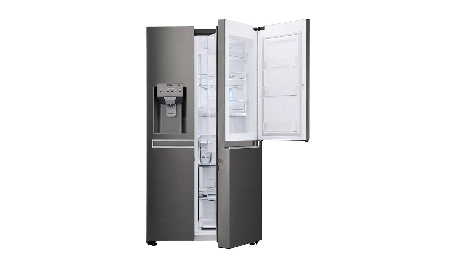 LG Kulkas Side by Side Door-in-Door™ - In-door Ice Maker, GC-J247CKAV