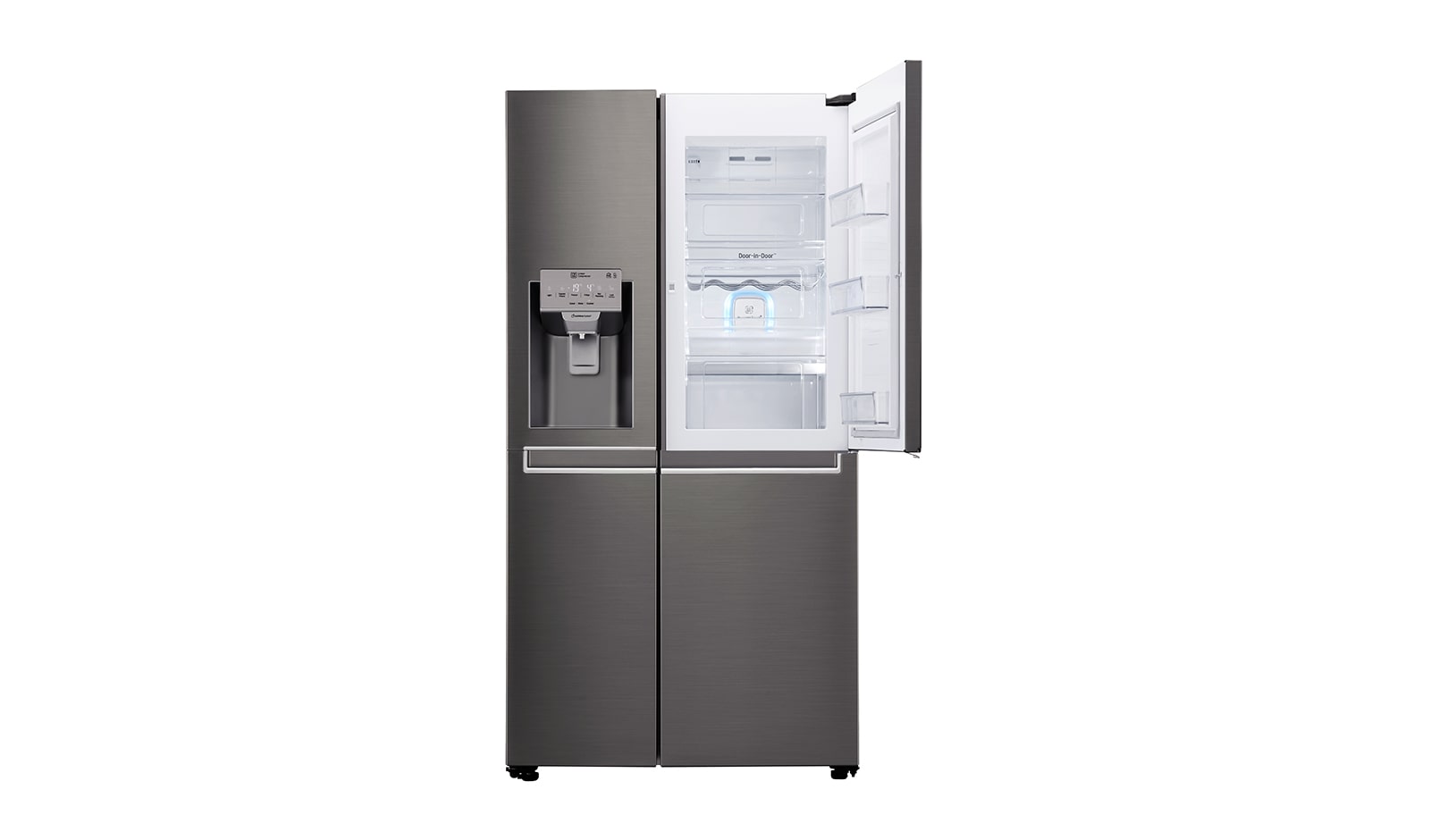 LG Kulkas Side by Side Door-in-Door™ - In-door Ice Maker, GC-J247CKAV