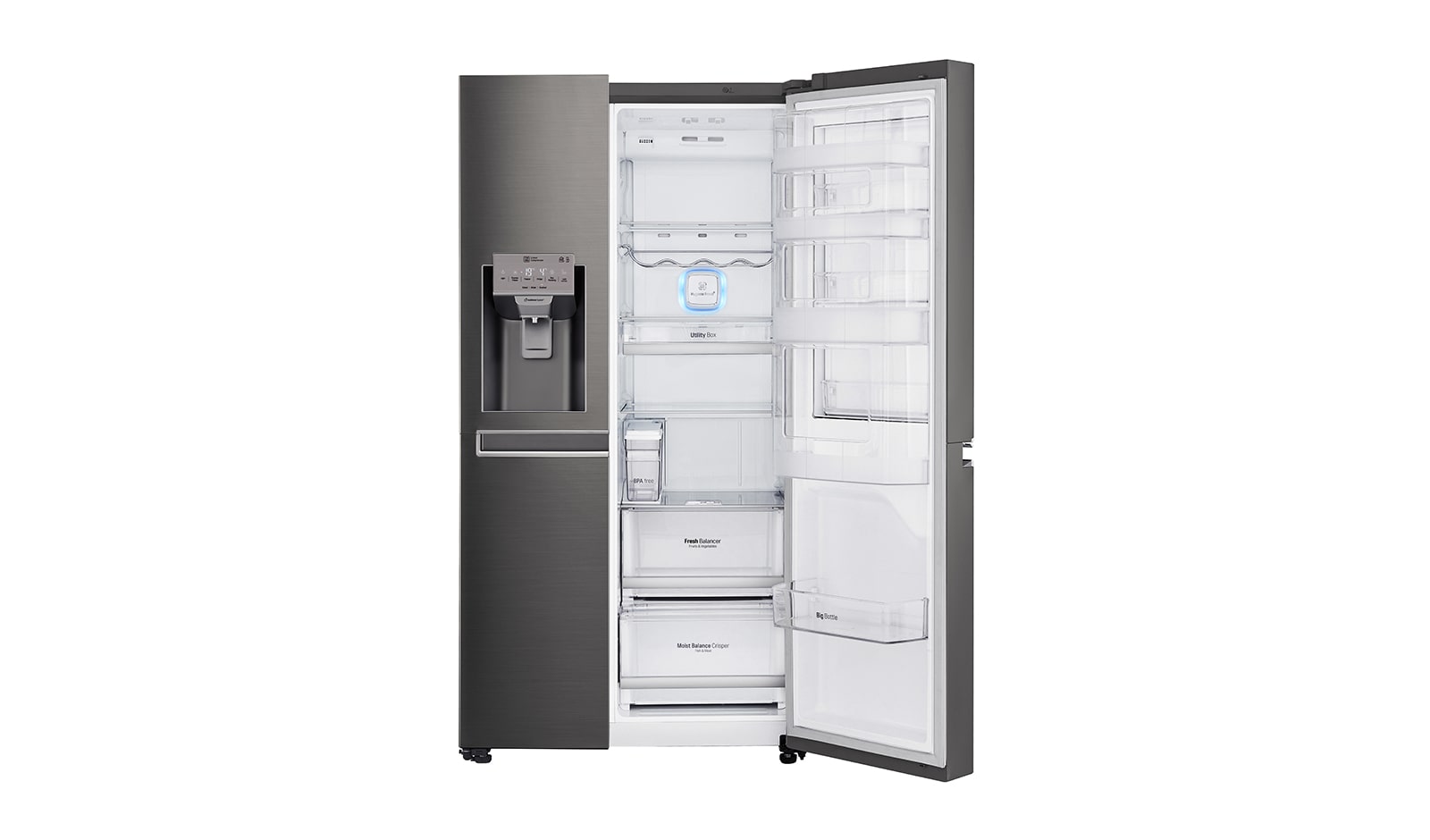 LG Kulkas Side by Side Door-in-Door™ - In-door Ice Maker, GC-J247CKAV