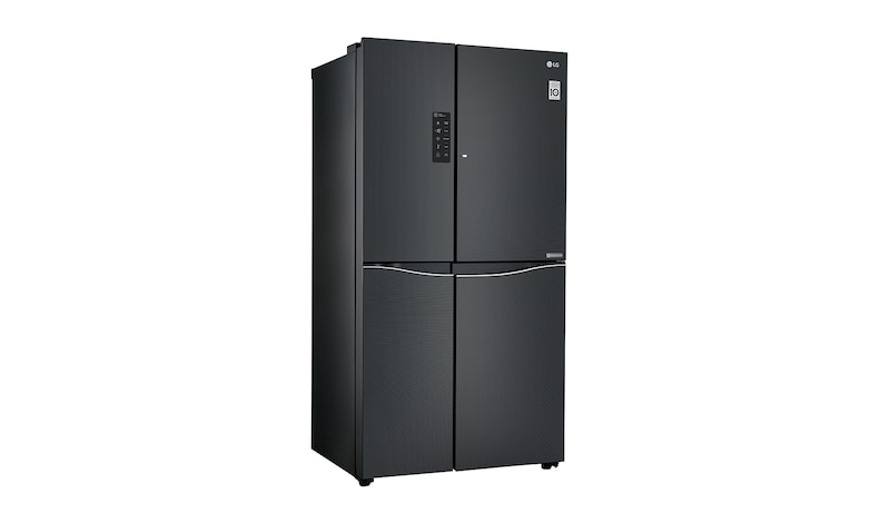LG Kulkas Side by Side Door-in-Door™ - Luminous Black Glass, GC-M247UGBV