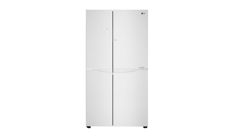 LG Kulkas Side by Side Door-in-Door™ - Aria White Glass, GC-M247UGUV