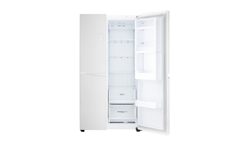 LG Kulkas Side by Side Door-in-Door™ - Aria White Glass, GC-M247UGUV