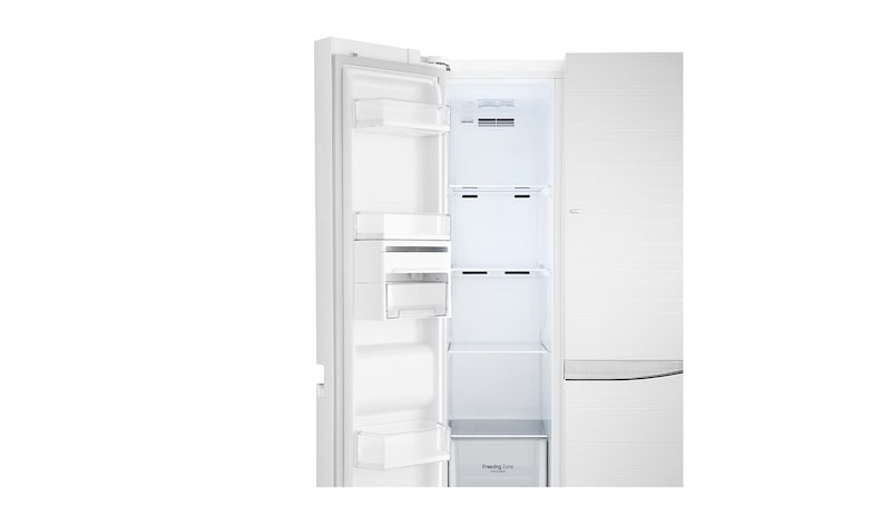 LG Kulkas Side by Side Door-in-Door™ - Aria White Glass, GC-M247UGUV