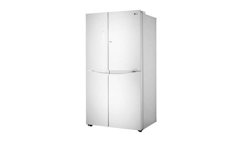 LG Kulkas Side by Side Door-in-Door™ - Aria White Glass, GC-M247UGUV