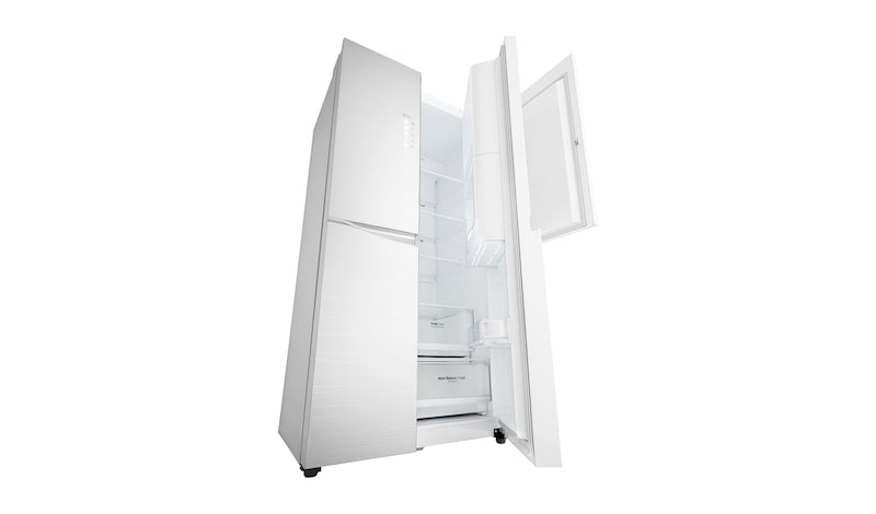 LG Kulkas Side by Side Door-in-Door™ - Aria White Glass, GC-M247UGUV
