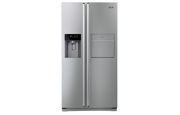 Front view of LG Side by Side Series with Non-Plumbing Dispenser GC-P207BLX