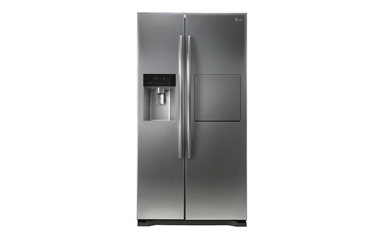 Front view of KAISER SIDE BY SIDE REFRIGERATOR WITH 567 LITERS OF CAPACITY GC-P207GSYV