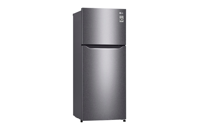 LG Kulkas 2 Pintu 202L gross / 187L nett Smart Inverter Compressor dengan  Multi Air Flow dan Moist Balance Crisper™ - Dark Graphite Steel, GN-B185SQBB