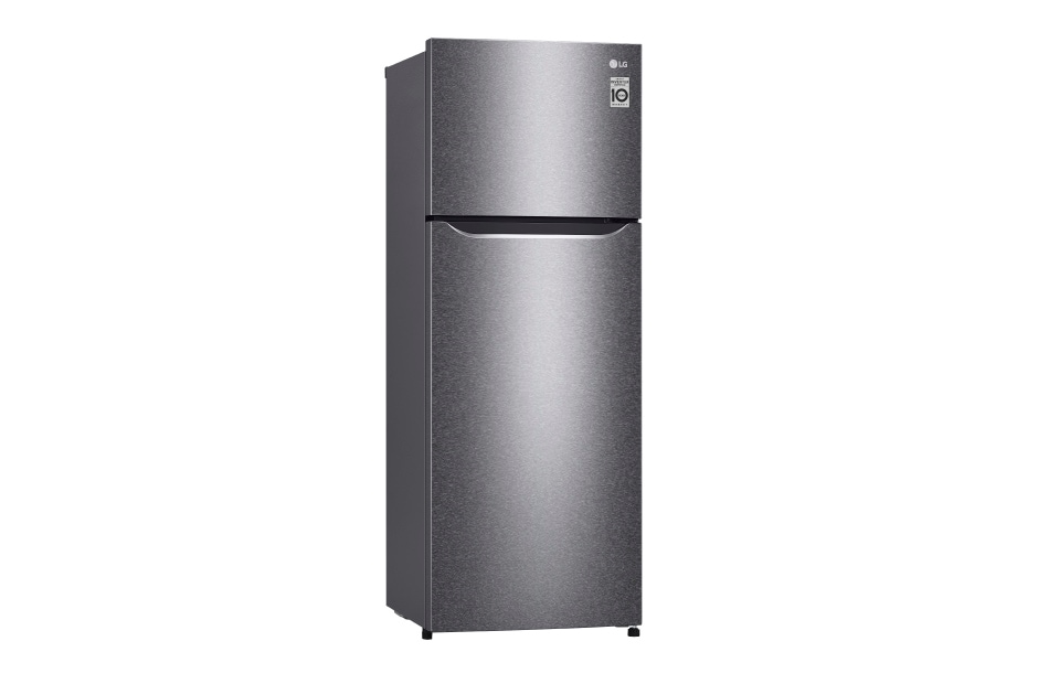 LG Kulkas 2 Pintu 225L gross / 209L nett Smart Inverter Compressor dan Moist Balance Crisper™ - Dark Graphite Steel, GN-B200SQBB