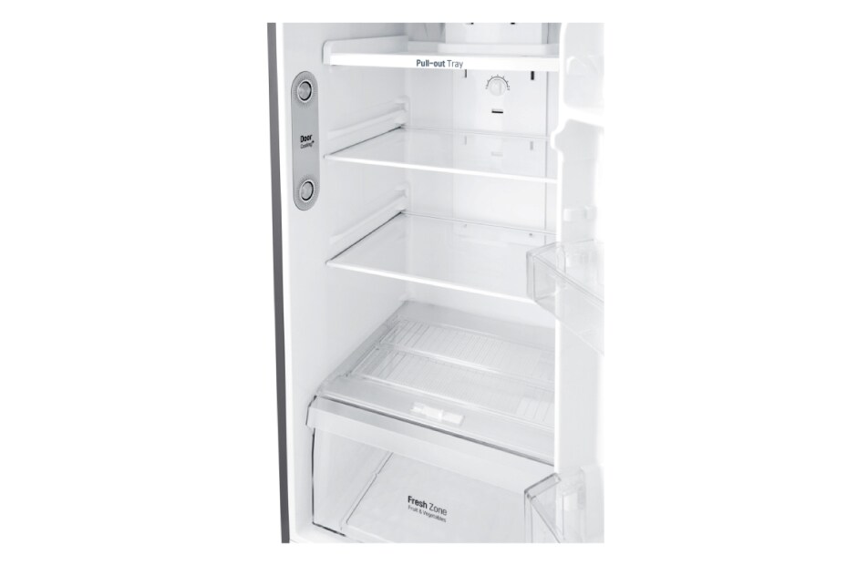LG Kulkas 2 Pintu 272L gross / 254Lnett Inverter Linear Compressor dan Door Cooling+™, GN-C272SLCN