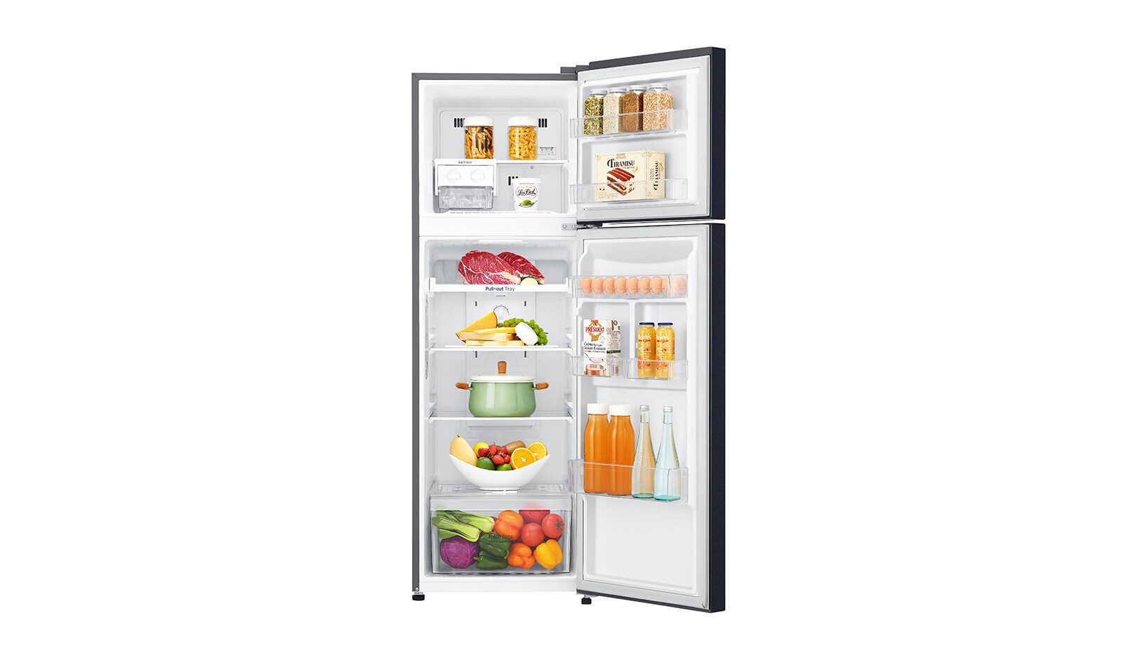 LG Kulkas 2 Pintu - Door Cooling+™, GN-C272SQCN