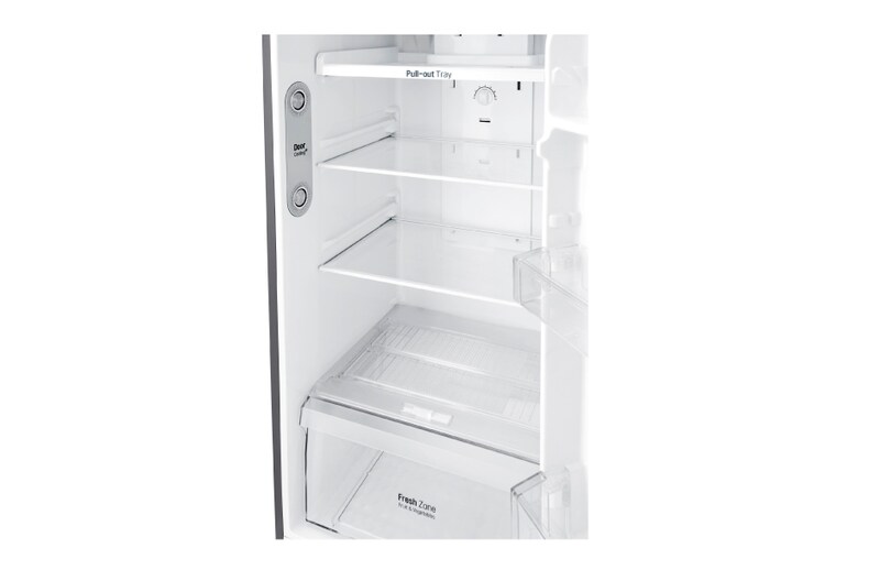 LG Kulkas 2 Pintu 333L gross / 312L nett Inverter Linear Compressor dan Door Cooling+™ - Platinum, GN-C372SLCN