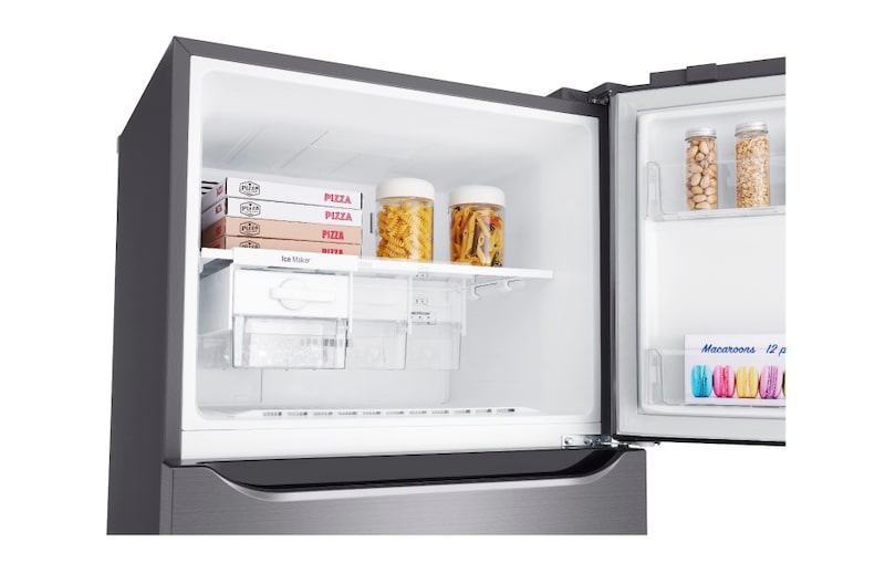 LG Kulkas 2 Pintu 416L gross / 384L nett Inverter Linear Compressor dan Door Cooling+™ - Platinum, GN-C422SLCN