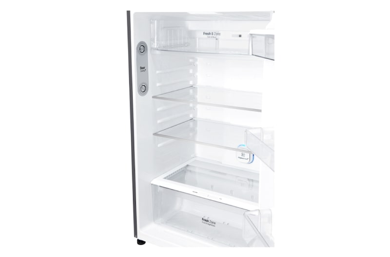 LG Kulkas 2 Pintu 516L gross / 475L nett Inverter Linear Compressor dan Layar LED sentuh, ThinQ™ dengan WiFi - Platinum, GN-H602HLHU
