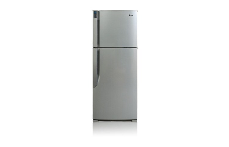 Front view of Big Capacity (422L) with Door Cooling(TM) System and Green Plasma GN-M492CLN