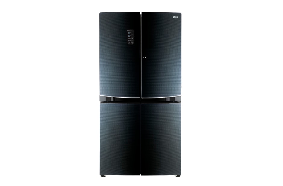 Kulkas Side by Side Dual Door-in-Door™ GR-D35FBGHL tampak depan