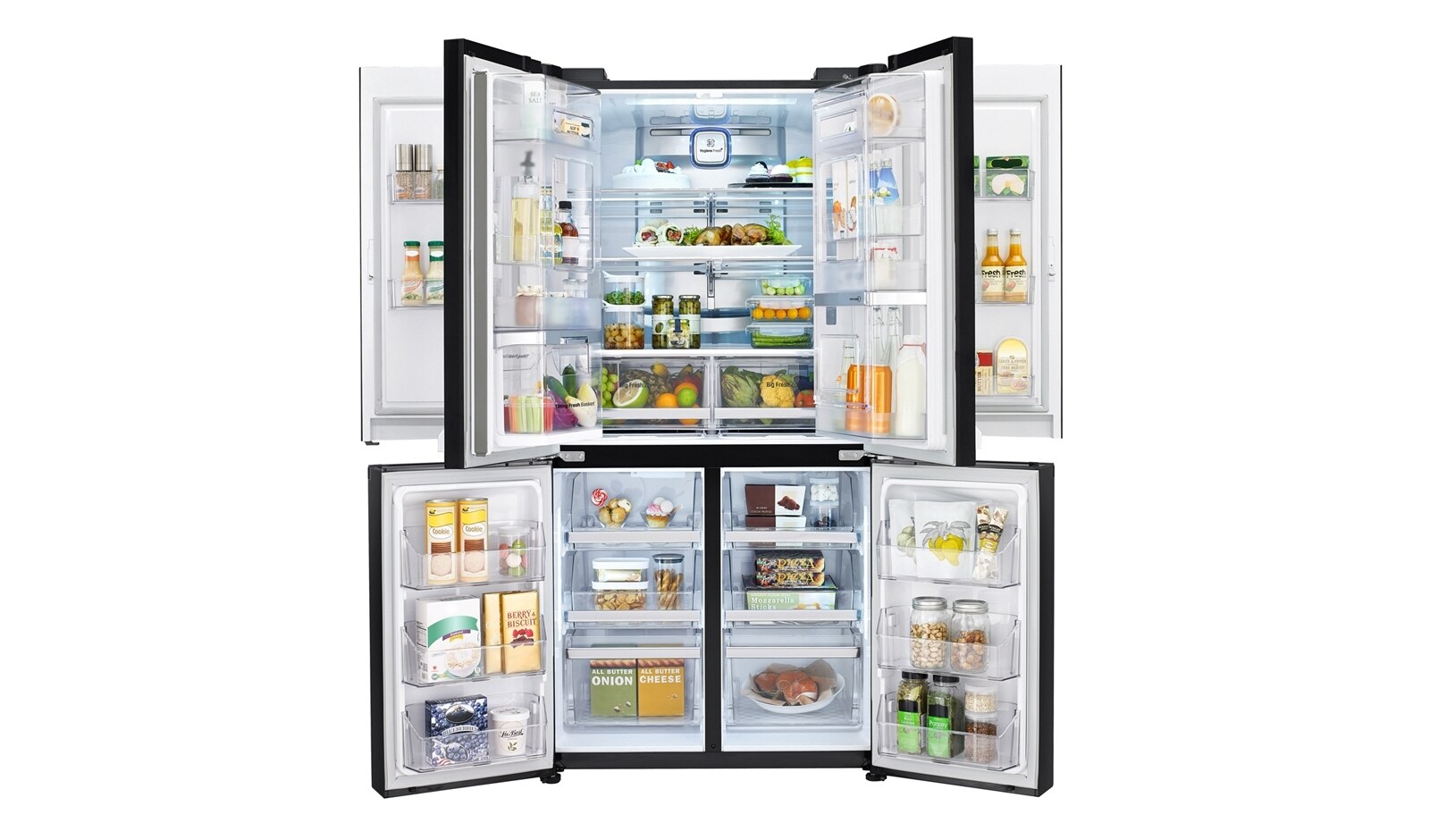 LG Kulkas Side by Side Dual Door-in-Door™, GR-D35FBGHL