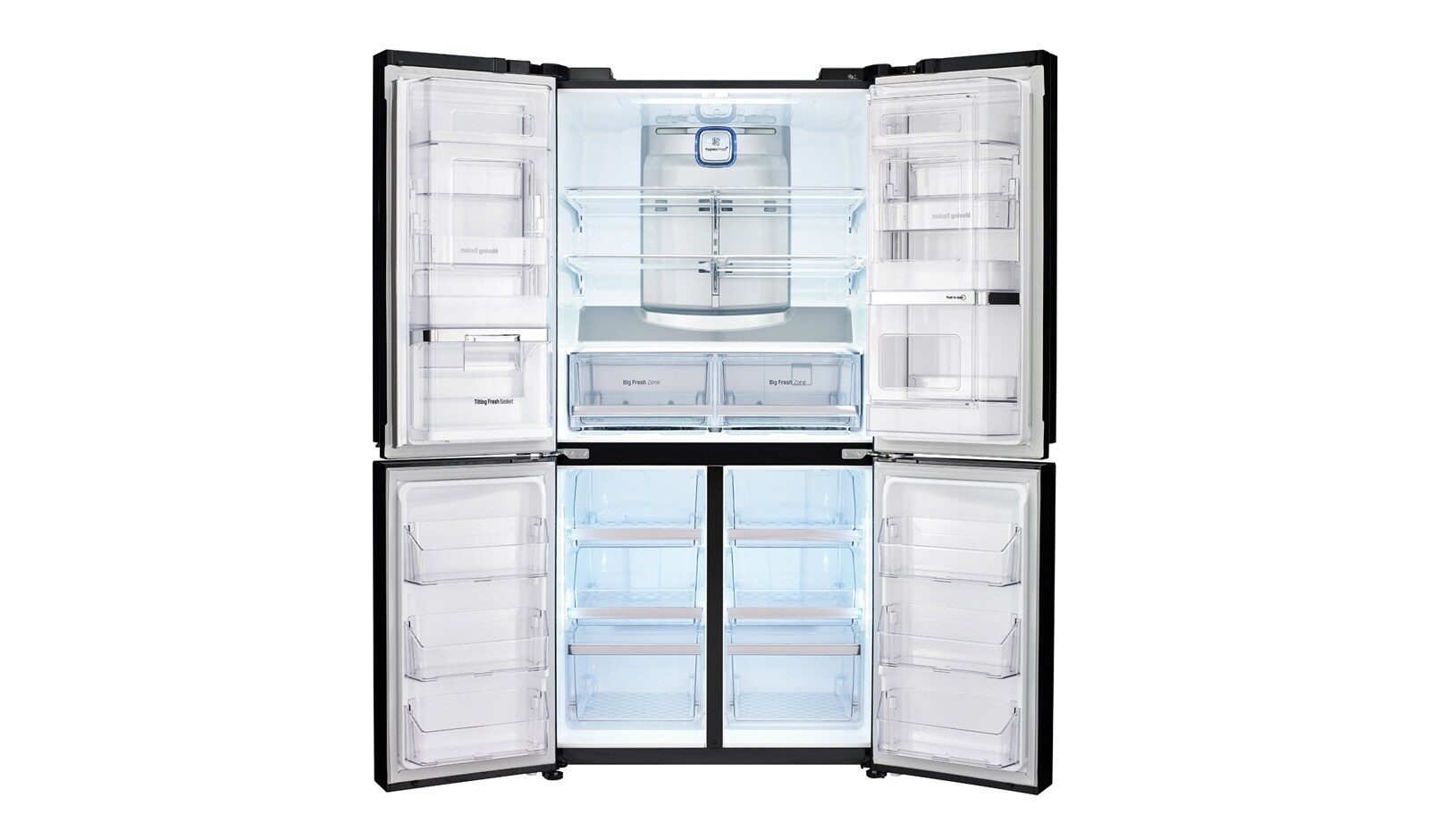 LG Kulkas Side by Side Dual Door-in-Door™, GR-D35FBGHL