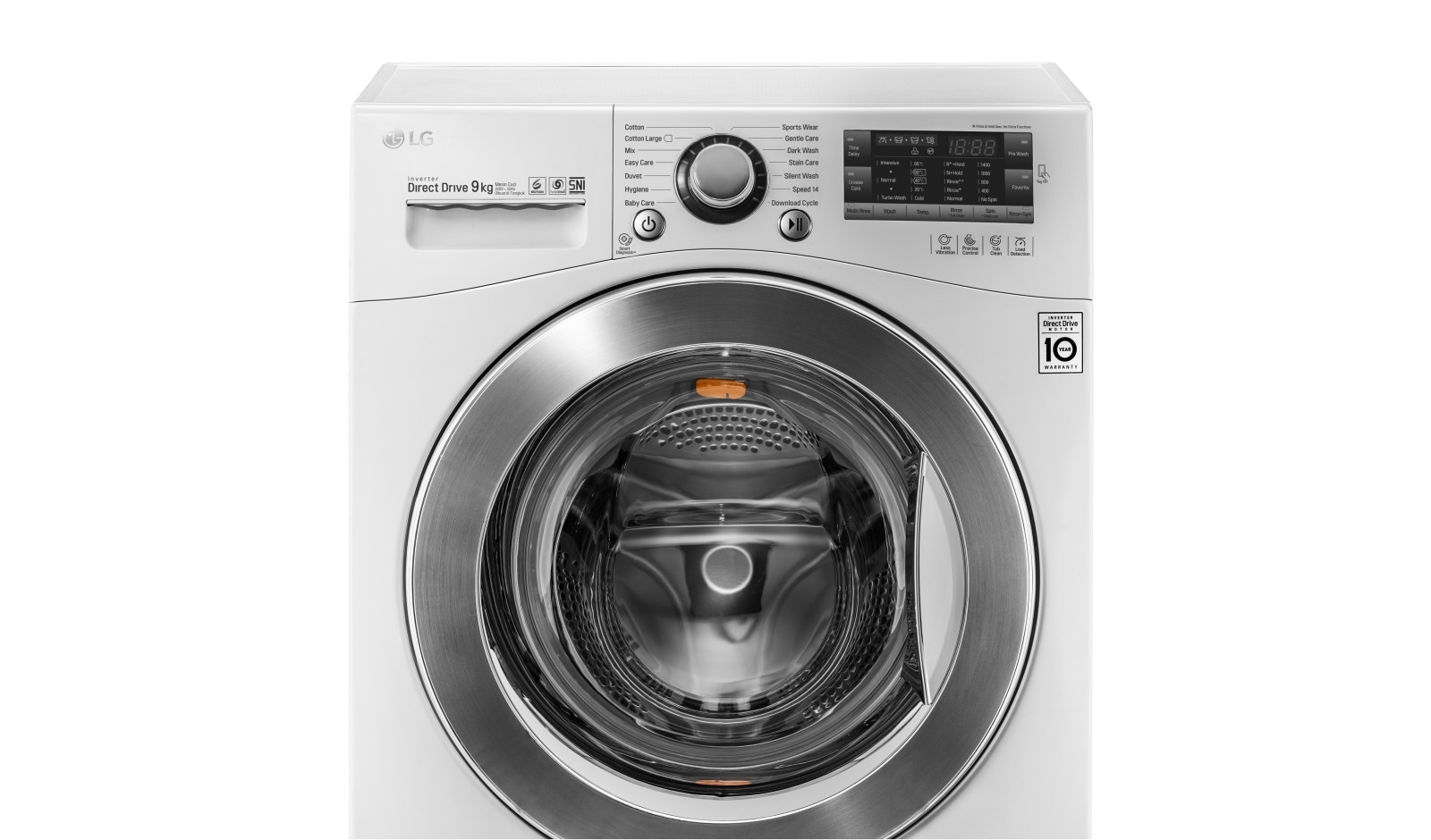 LG 7kg, Front Loading - TurboWash, F1007NPPW