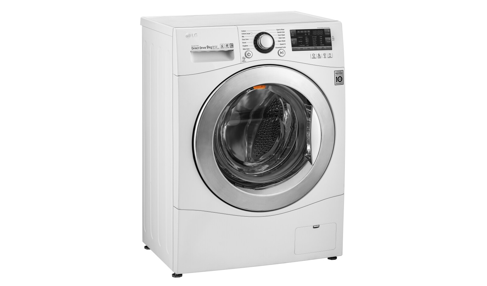 LG 7kg, Front Loading - TurboWash, F1007NPPW