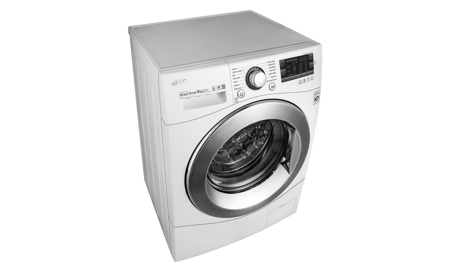LG 7kg, Front Loading - TurboWash, F1007NPPW
