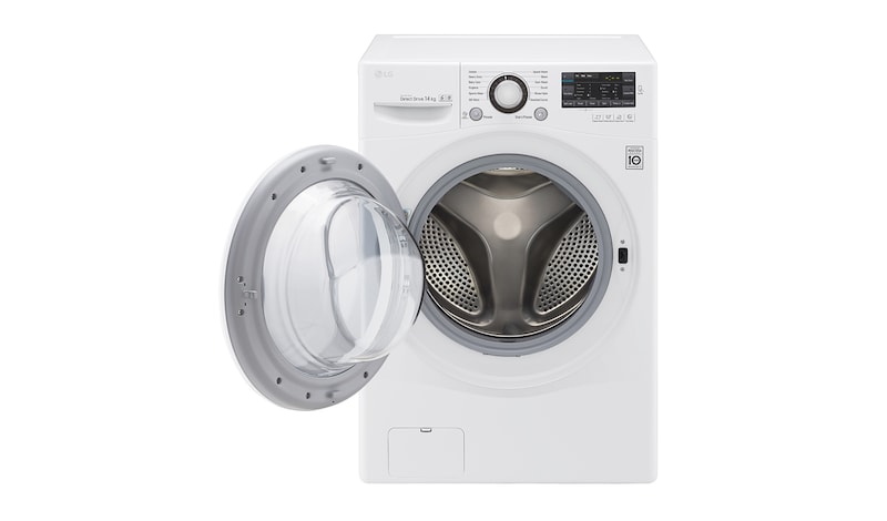 LG Mesin Cuci Front Loading, 14kg – Hemat Listrik dengan Inverter Direct Drive, F1014NTGW