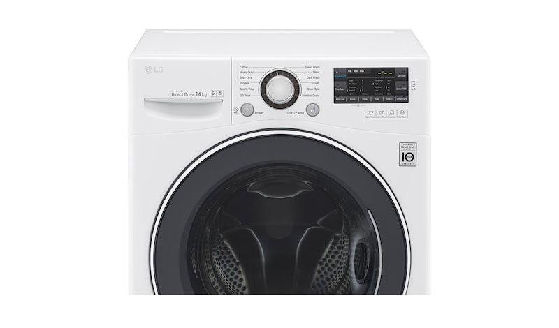 LG Mesin Cuci Front Loading, 14kg – Hemat Listrik dengan Inverter Direct Drive, F1014NTGW